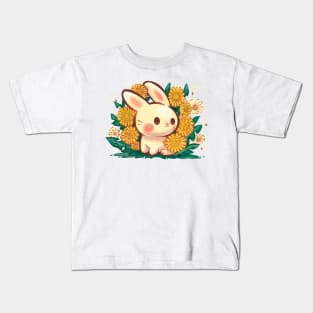 Dandelion Bunny Kids T-Shirt